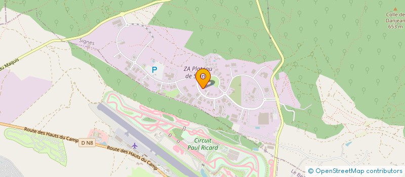 localisation de l'entreprise SOCIETE FRANCAISE DU CHAUFFAGE  SIGNES