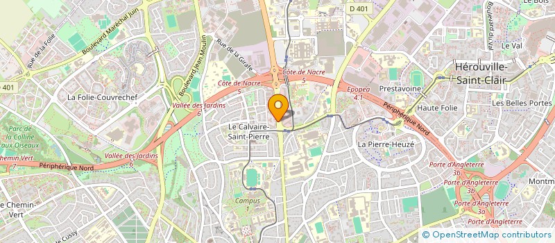 localisation de l'entreprise SOCIETE FRANCAISE DU TISSU CONJONCTIF à CAEN