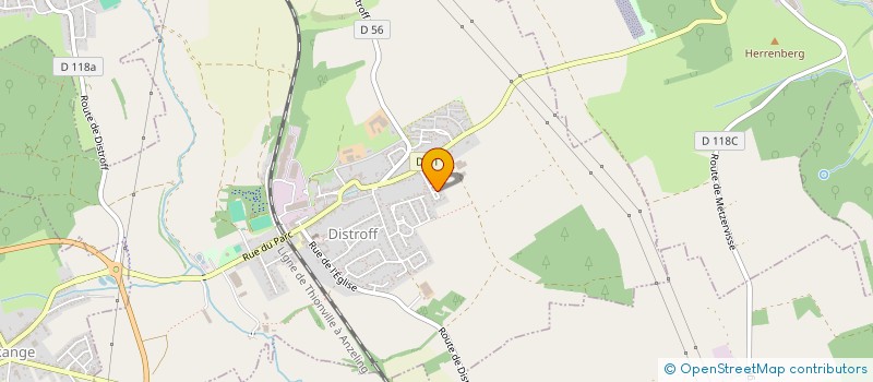 localisation de l'entreprise SOCIETE FRANCAISE ETUDES ET DEVELOPPEMENTS  DISTROFF