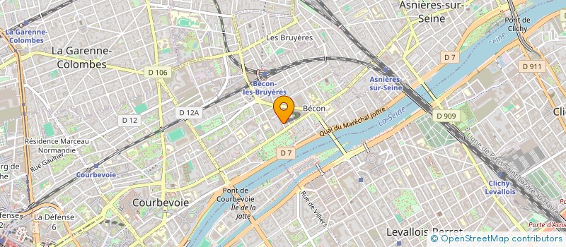 localisation de l'entreprise SOCIETE FRANCAISE INGENIERIE DOCUMENTAIR à COURBEVOIE