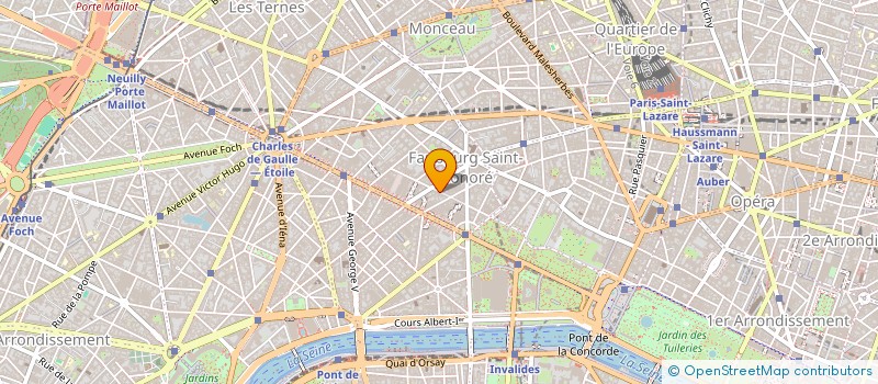 localisation de l'entreprise SOCIETE FRANCAISE ONCOESTHETE  PARIS