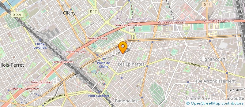 localisation de l'entreprise SOCIETE FRANCAISE PEINTURE ET VITRERIE  PARIS
