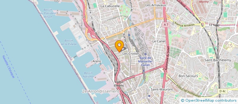 localisation de l'entreprise SOCIETE FRANCAISE POUR L'ASSISTANCE TECHNIQUE A DOMICILE à MARSEILLE