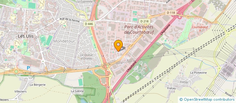 localisation de l'entreprise SOCIETE FRANCAISE SECURITE ET DE CONSEIL à LES ULIS