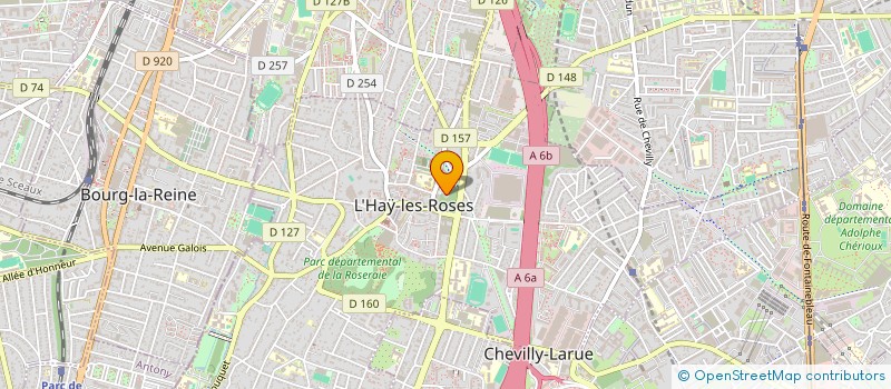 localisation de l'entreprise SOCIETE FRANCE BATIMENT GENERAL à L'HAY-LES-ROSES