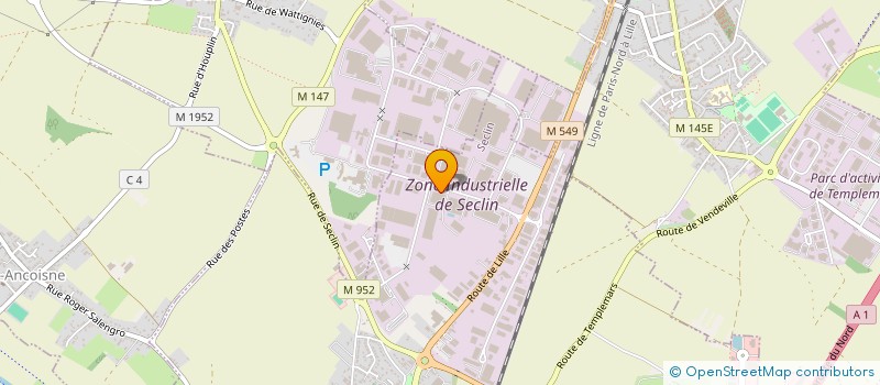 localisation de l'entreprise SOCIETE FRANCE COTON à SECLIN