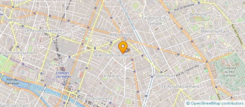 localisation de l'entreprise SOCIETE FRANCHE à PARIS