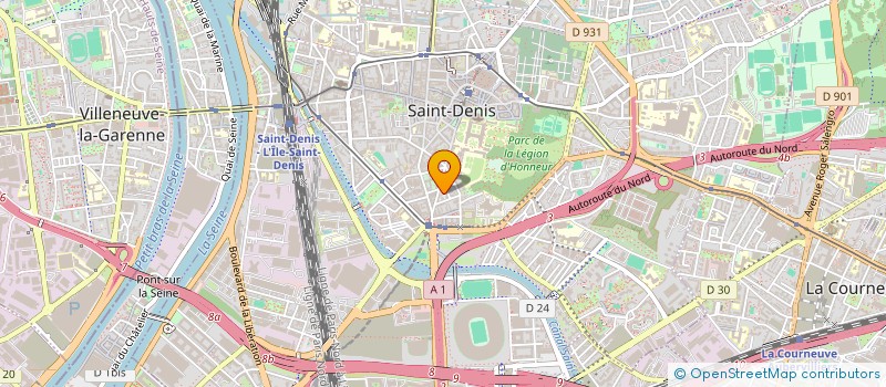 localisation de l'entreprise SOCIETE FRANCILIENNE DE RENOVATION ET DE RAVALEMENT à SAINT-DENIS