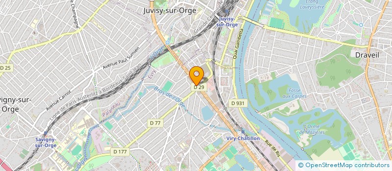localisation de l'entreprise SOCIETE FRANCILIENNE ETUDES BATIMENT à VIRY-CHATILLON