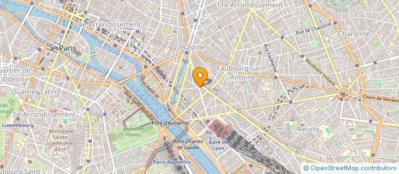 localisation de l'entreprise SOCIETE FRANCK ET LAURENT à PARIS 12