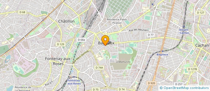 localisation de l'entreprise SOCIETE FRANCKY à BAGNEUX