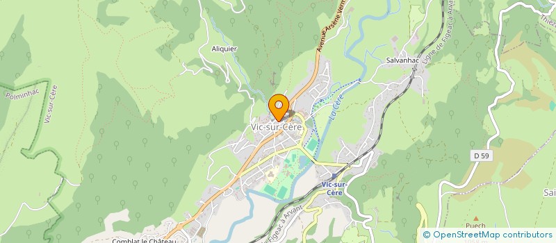 localisation de l'entreprise SOCIETE FRANCOISE VIDAL à VIC-SUR-CERE