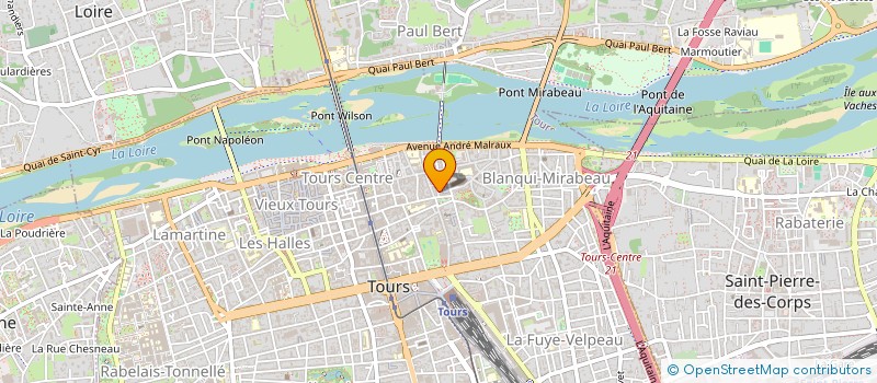 localisation de l'entreprise SOCIETE FRANCOPHONE DE L'ABORD VASCULAIRE à TOURS
