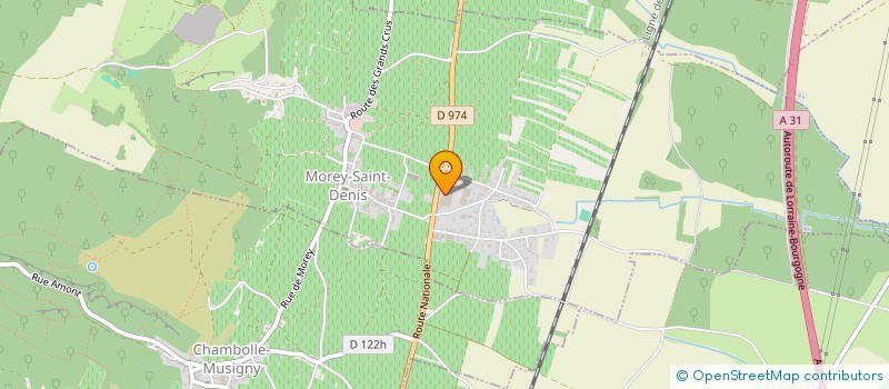 localisation de l'entreprise SOCIETE FREDERIC MAGNIEN à MOREY-SAINT-DENIS