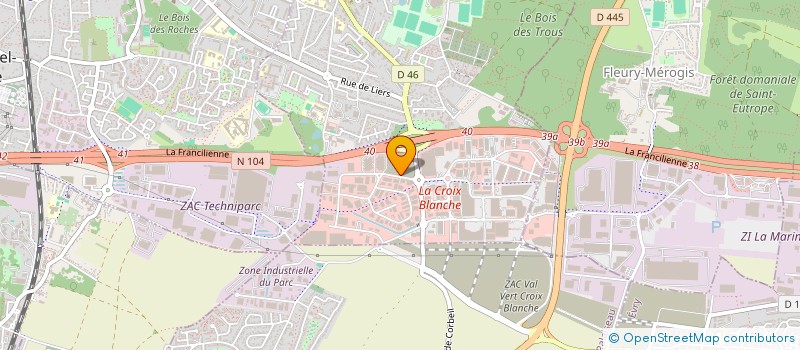 localisation de l'entreprise SOCIETE FREEZER CENTERS EST PARISIEN à SAINTE-GENEVIEVE-DES-BOIS