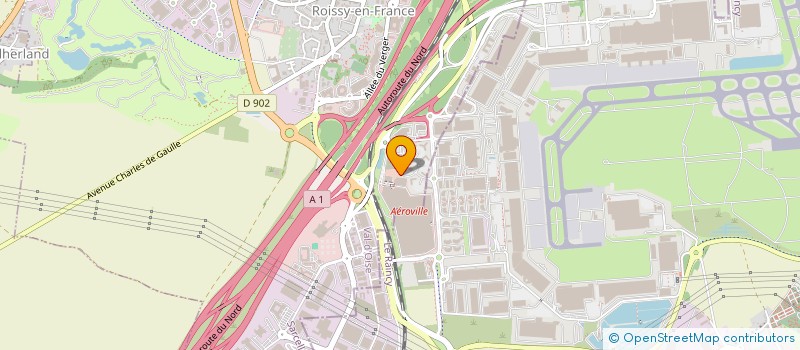 localisation de l'entreprise SOCIETE FRET ET SERVICES FOOTBALL CLUB  ROISSY-EN-FRANCE