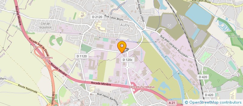 localisation de l'entreprise SOCIETE FRIGONORD à FLERS-EN-ESCREBIEUX