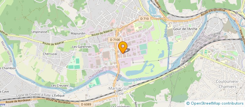 localisation de l'entreprise SOCIETE FRIGORIFIQUE DU PERIGORD à MARSAC-SUR-L'ISLE