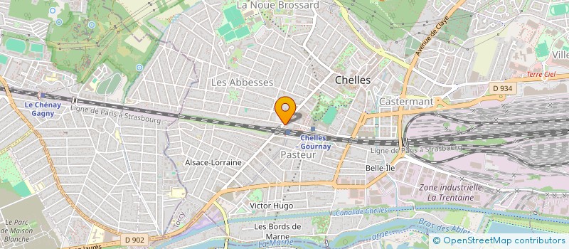 localisation de l'entreprise SOCIETE FRIMECEL à CHELLES