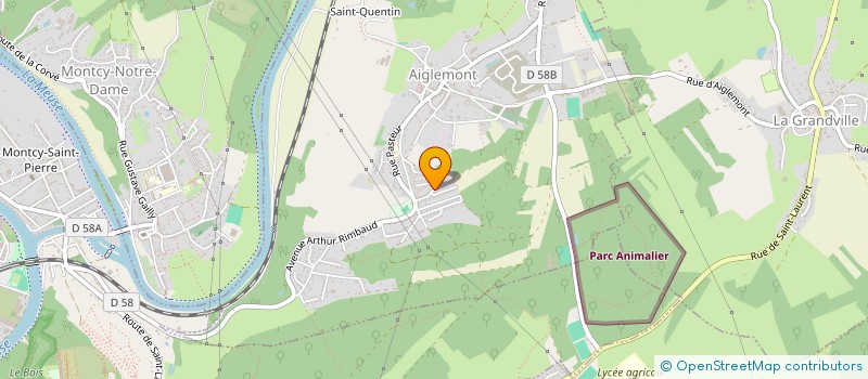 localisation de l'entreprise SOCIETE FRITZ JEAN GREGOIRE à AIGLEMONT