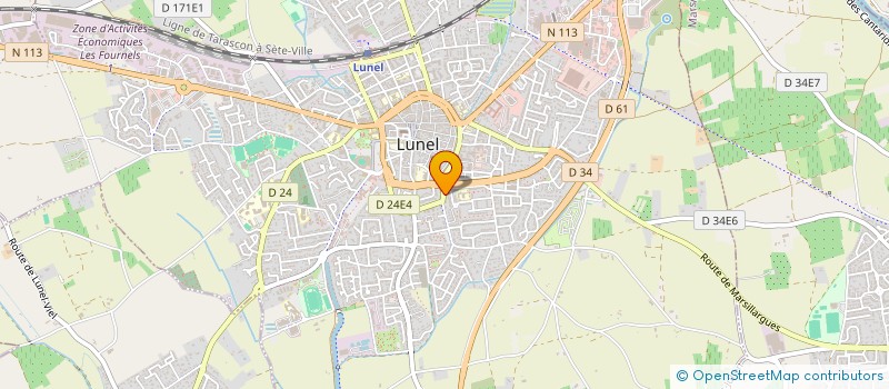 localisation de l'entreprise SOCIETE FROID SYSTEM à LUNEL