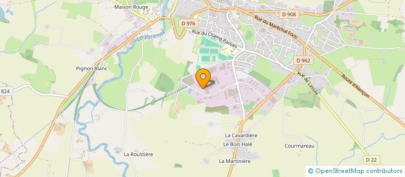 localisation de l'entreprise SOCIETE FROMAGERE DE DOMFRONT à DOMFRONT-EN-POIRAIE