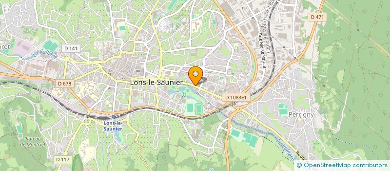 localisation de l'entreprise SOCIETE FROMAGERE DE LONS LE SAUNIER à LONS-LE-SAUNIER