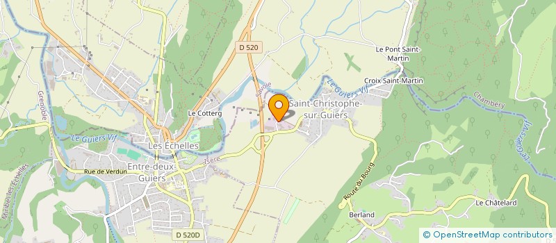 localisation de l'entreprise SOCIETE FROMAGERE DE SAINT CHRISTOPHE SUR GUIERS à SAINT-CHRISTOPHE-SUR-GUIERS