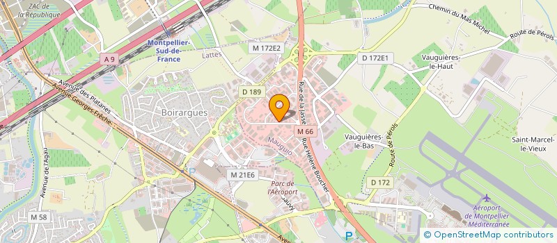 localisation de l'entreprise SOCIETE FRONTIGNANAISE DE PLATRERIE à MAUGUIO