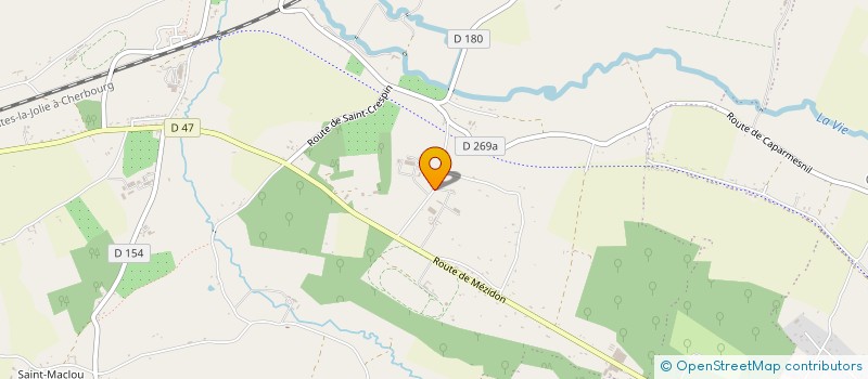 localisation de l'entreprise SOCIETE FRUITIERE DE GLATIGNY à MEZIDON VALLEE D'AUGE