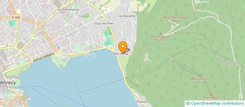 localisation de l'entreprise SOCIETE FRUITIERE DE SUR LES BOIS à ANNECY