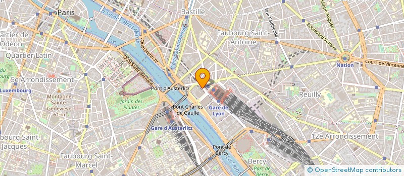 localisation de l'entreprise SOCIETE FUDALI à PARIS