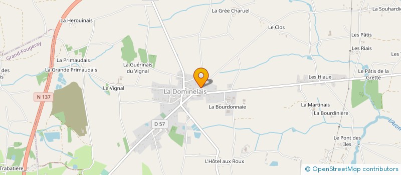 localisation de l'entreprise SOCIETE FULKERIENNE TRANSPORTS  LA DOMINELAIS