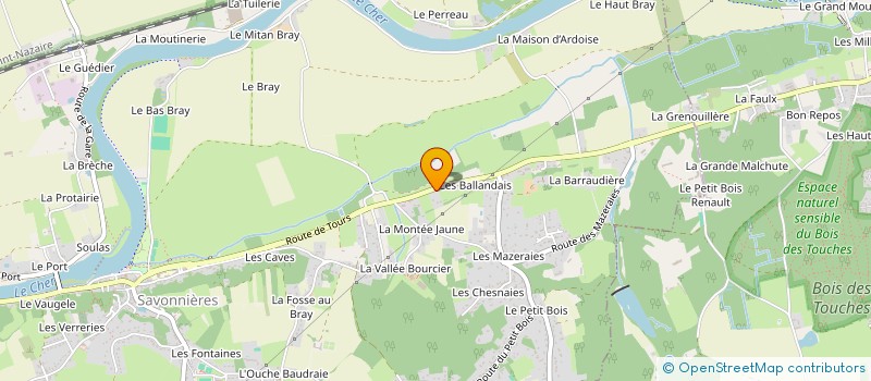 localisation de l'entreprise SOCIETE G 2 S  SAVONNIERES