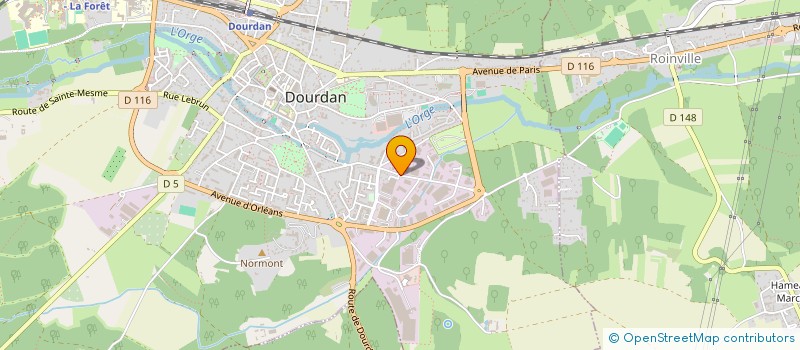 localisation de l'entreprise SOCIETE G.A.D  DOURDAN