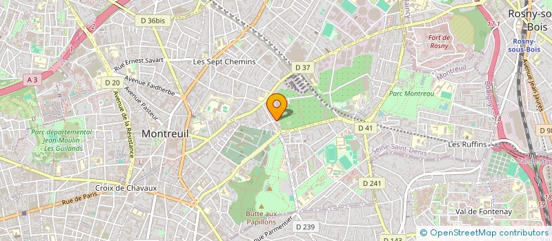 localisation de l'entreprise SOCIETE G CAVANNA à MONTREUIL