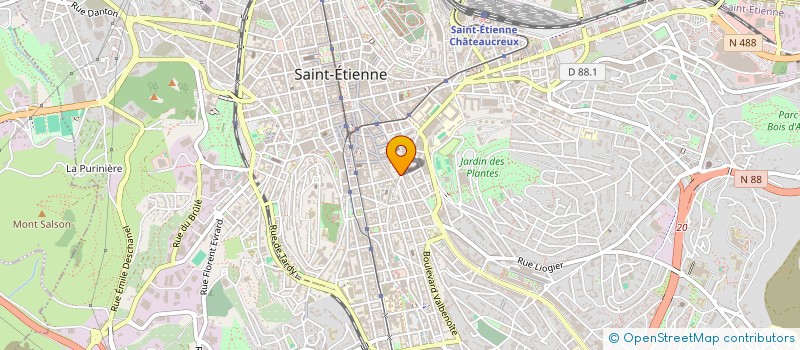 localisation de l'entreprise SOCIETE G. DEPORTE ET COMPAGNIE à SAINT-ETIENNE