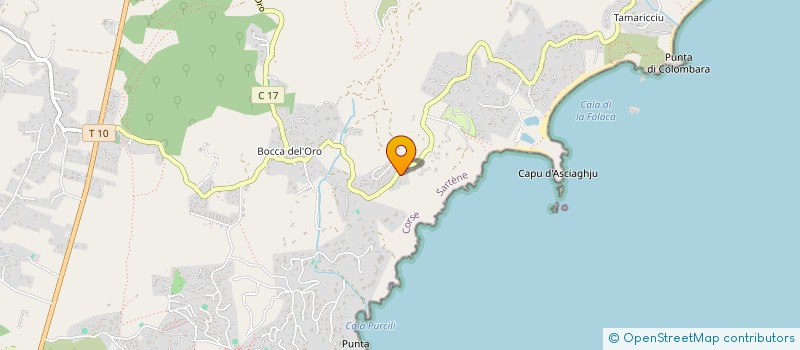 localisation de l'entreprise SOCIETE G E D à PORTO-VECCHIO