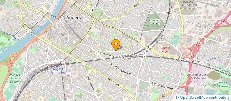 localisation de l'entreprise SOCIETE G S P  ANGERS