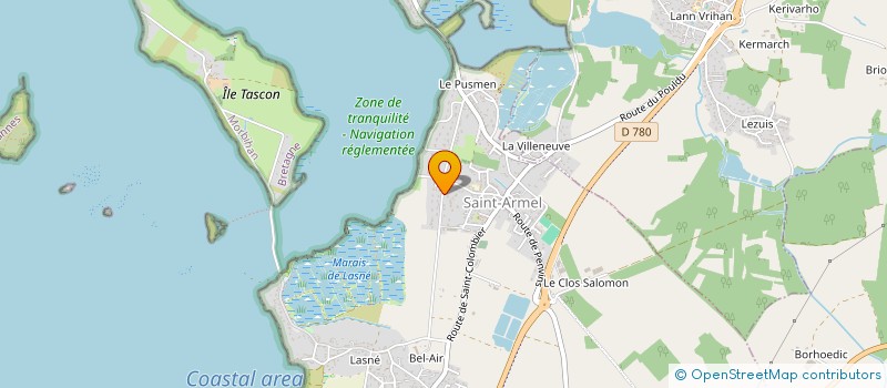 localisation de l'entreprise SOCIETE G2 à SAINT-ARMEL