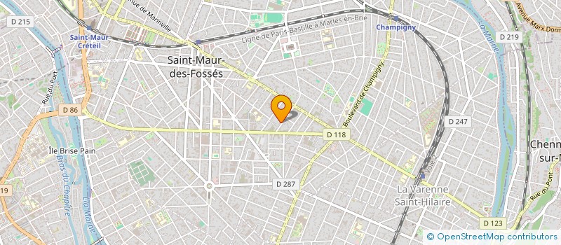 localisation de l'entreprise SOCIETE GABRIEL à SAINT-MAUR-DES-FOSSES