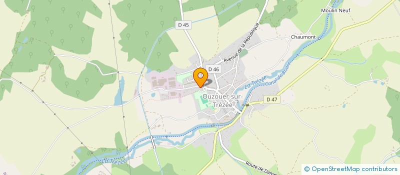 localisation de l'entreprise SOCIETE GAILLARD à OUZOUER-SUR-TREZEE
