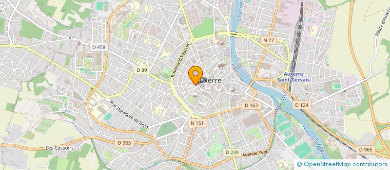 localisation de l'entreprise SOCIETE GAL à AUXERRE