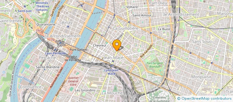 localisation de l'entreprise SOCIETE GALLAT SA à LYON