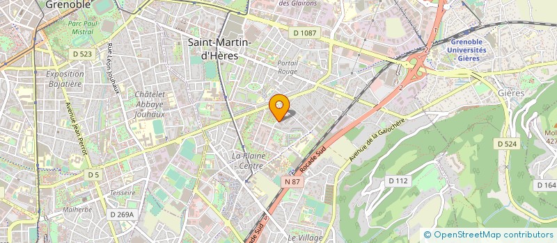 localisation de l'entreprise SOCIETE GANGI CHAUFFAGE SANITAIRE à SAINT-MARTIN-D'HERES