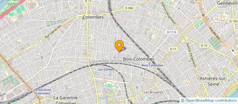 localisation de l'entreprise SOCIETE GARAGE BRICOUT à BOIS-COLOMBES