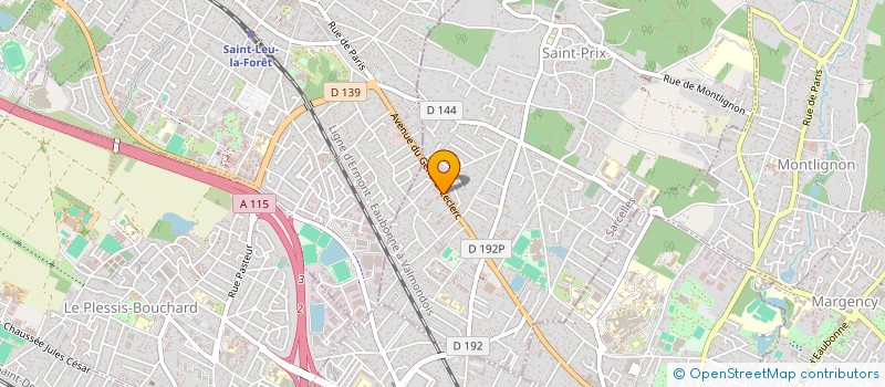 localisation de l'entreprise SOCIETE GARAGE DU PLESSIS à SAINT-PRIX