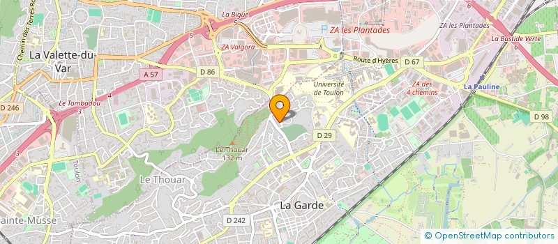 localisation de l'entreprise SOCIETE GARDEENNE D'INVESTISSEMENT IMMOBILIER à LA GARDE