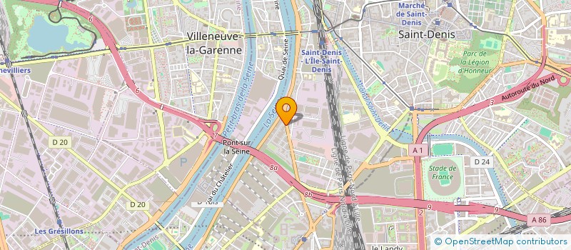 localisation de l'entreprise SOCIETE GARDIENNAGE D'INTERVENTION ILE DE FRANCE à SAINT-DENIS