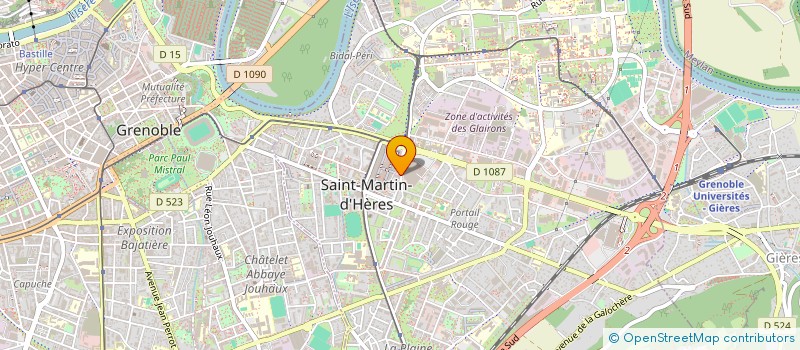 localisation de l'entreprise SOCIETE GARDIENNAGE PROTECTION INTERNE  SAINT-MARTIN-D'HERES